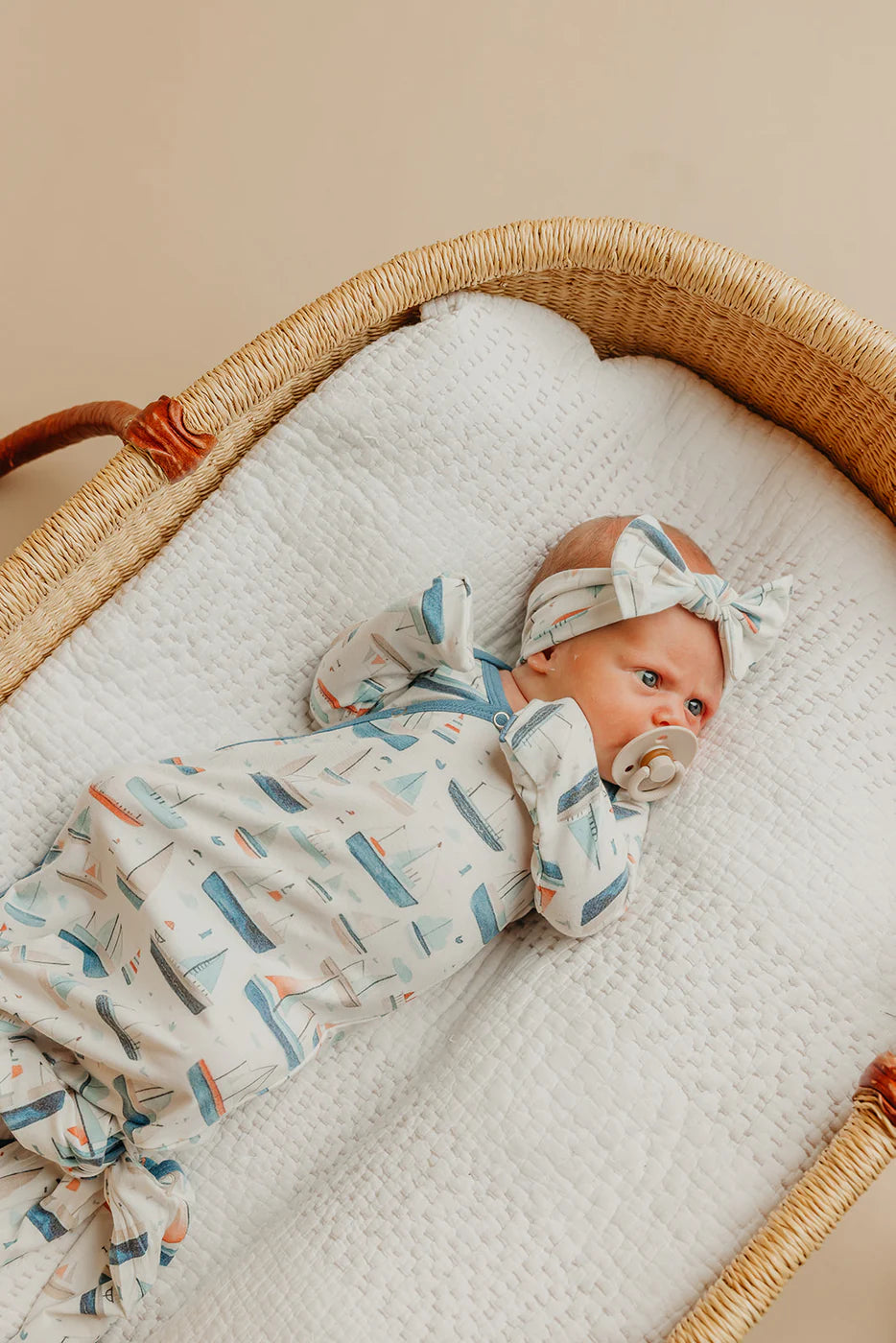 Fischer Knotted Gown - Doodlebug's Children's Boutique