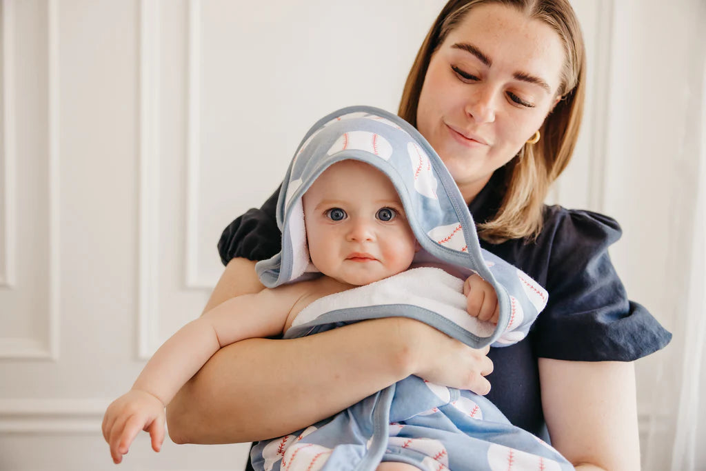 Slugger Hooded Towel - Doodlebug's Children's Boutique