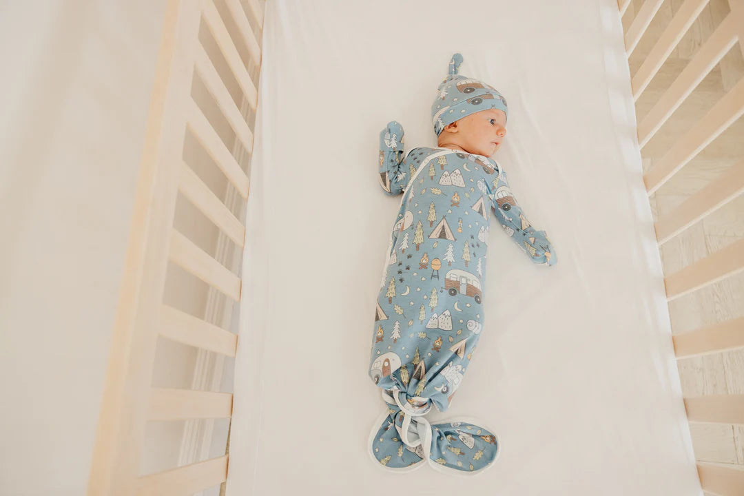 Bridger Knotted Gown - Doodlebug's Children's Boutique