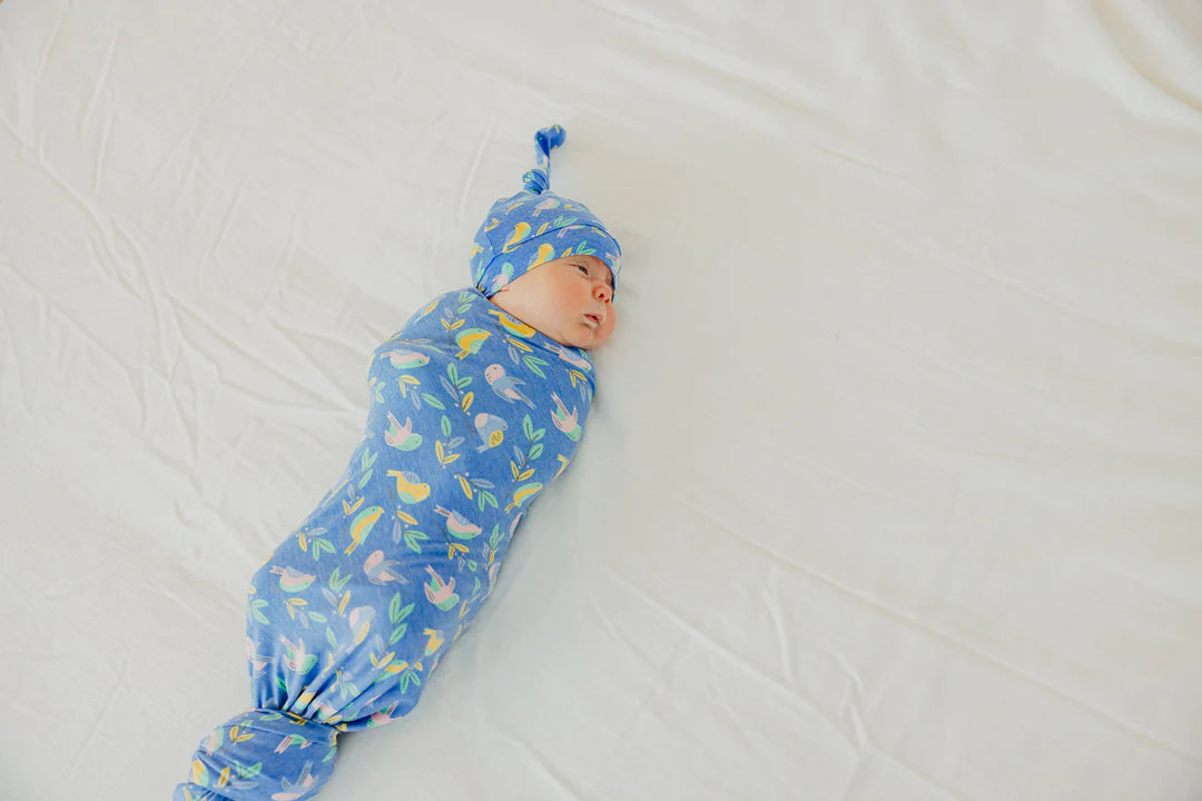 Birdie Swaddle Blanket - Doodlebug's Children's Boutique
