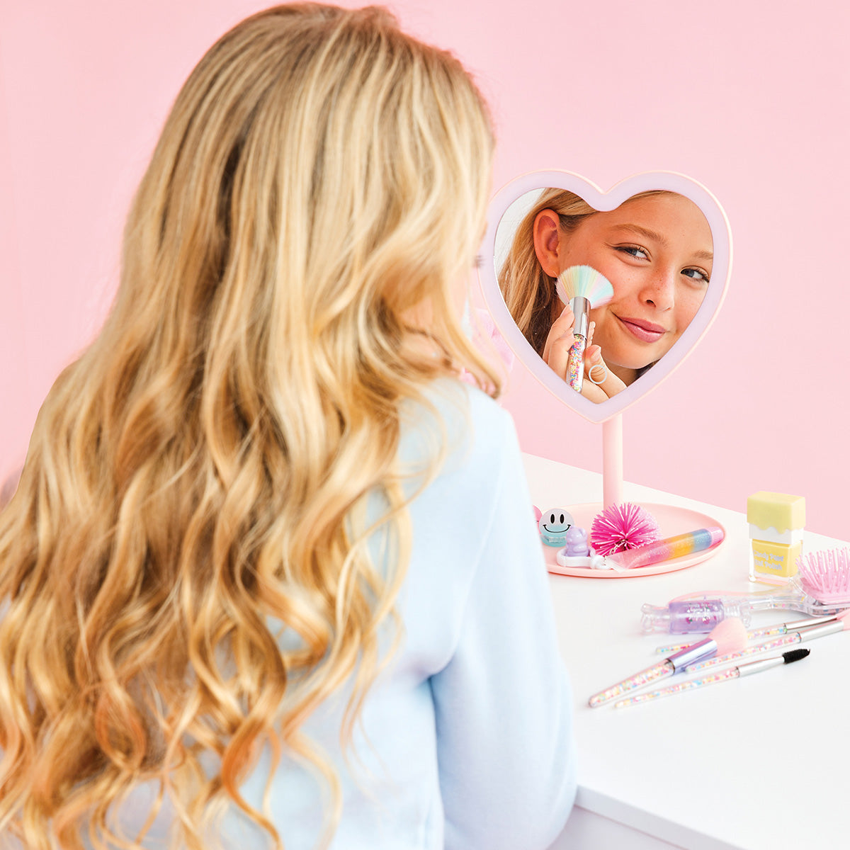 Heart Vanity Mirror - Doodlebug's Children's Boutique