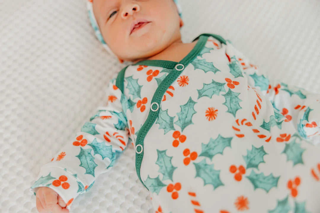 Holly Knotted Gown - Doodlebug's Children's Boutique