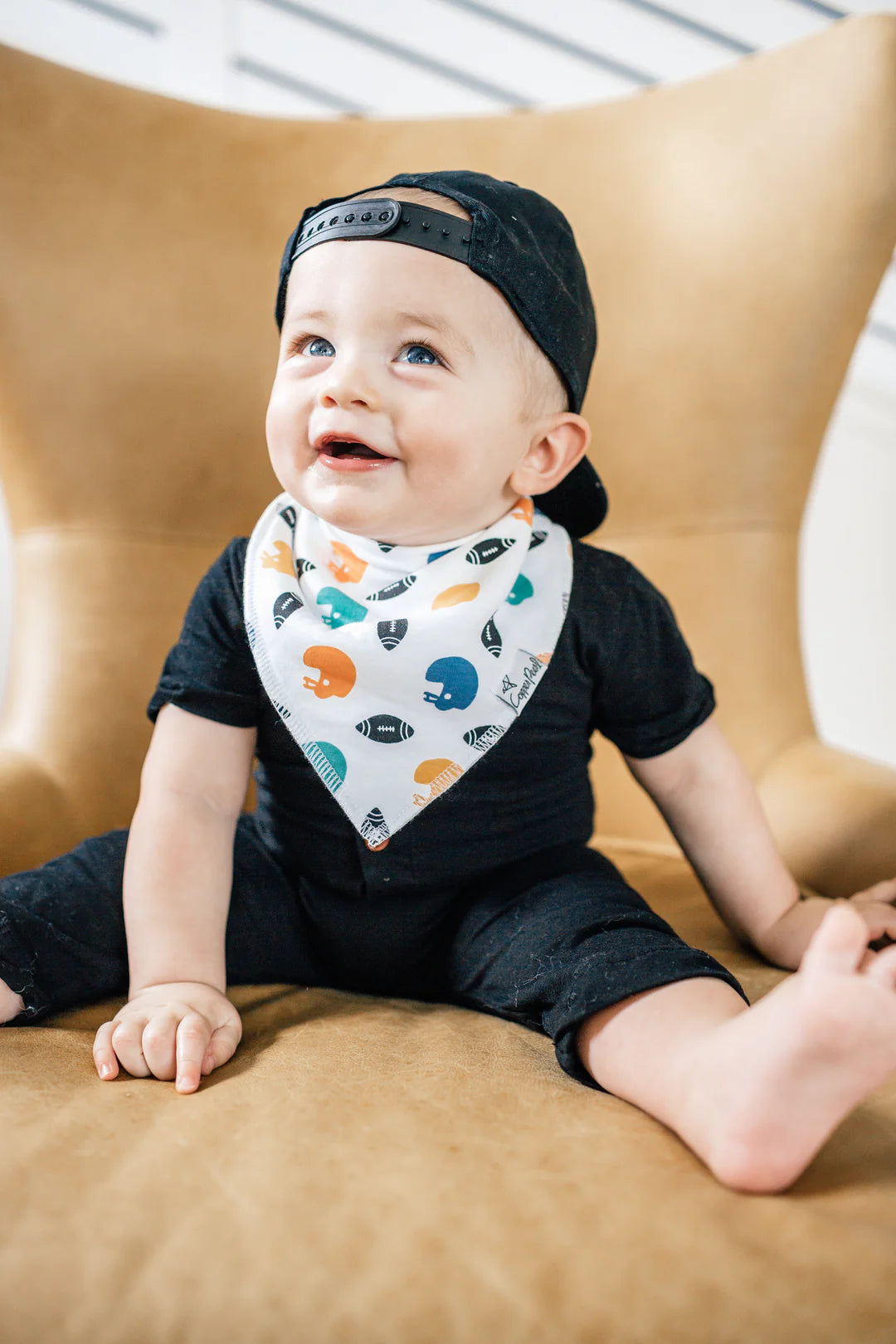 Quarterback 4 Pack Bandana Bibs - Doodlebug's Children's Boutique