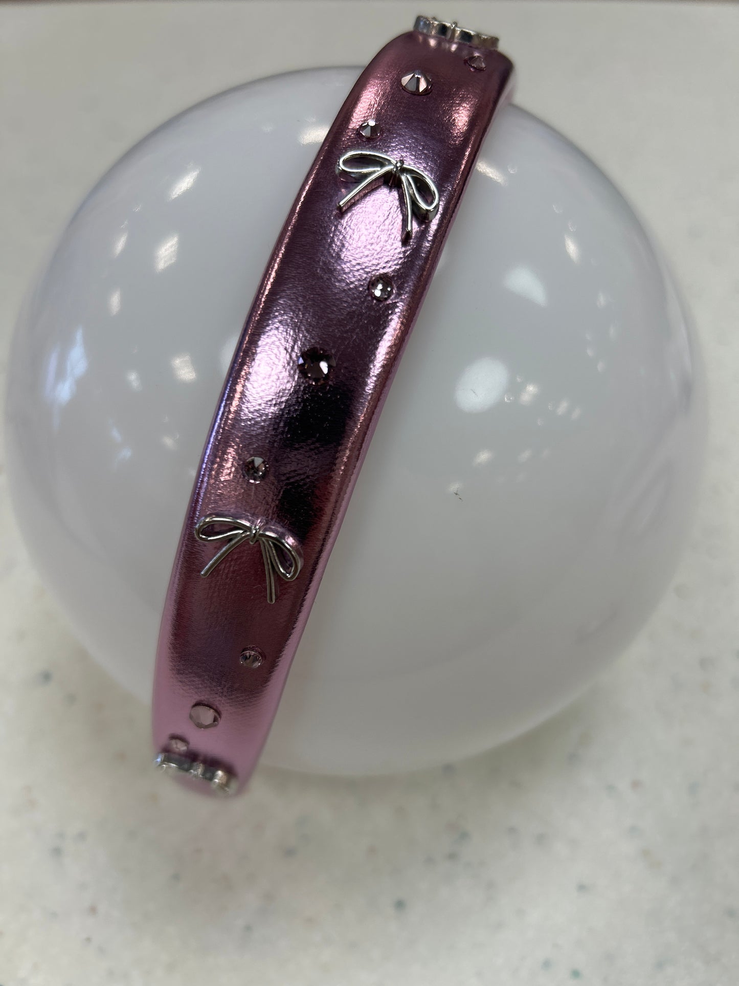 Pink Bows & Jewels Thin Headband - Doodlebug's Children's Boutique