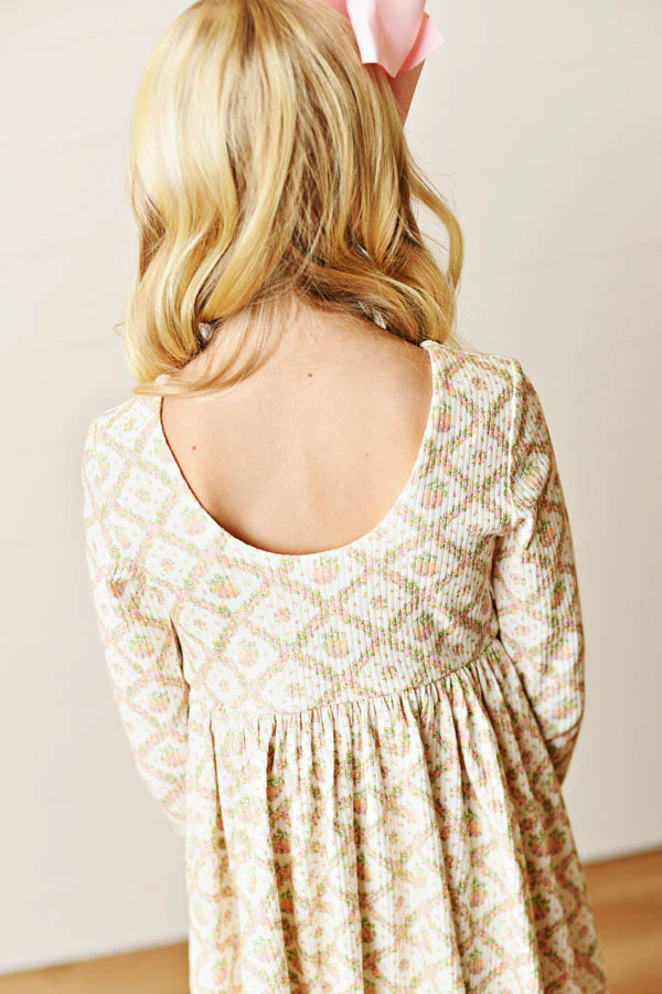 Harvest Moon Pumpkin Ribbed Dress - Doodlebug's Children's Boutique