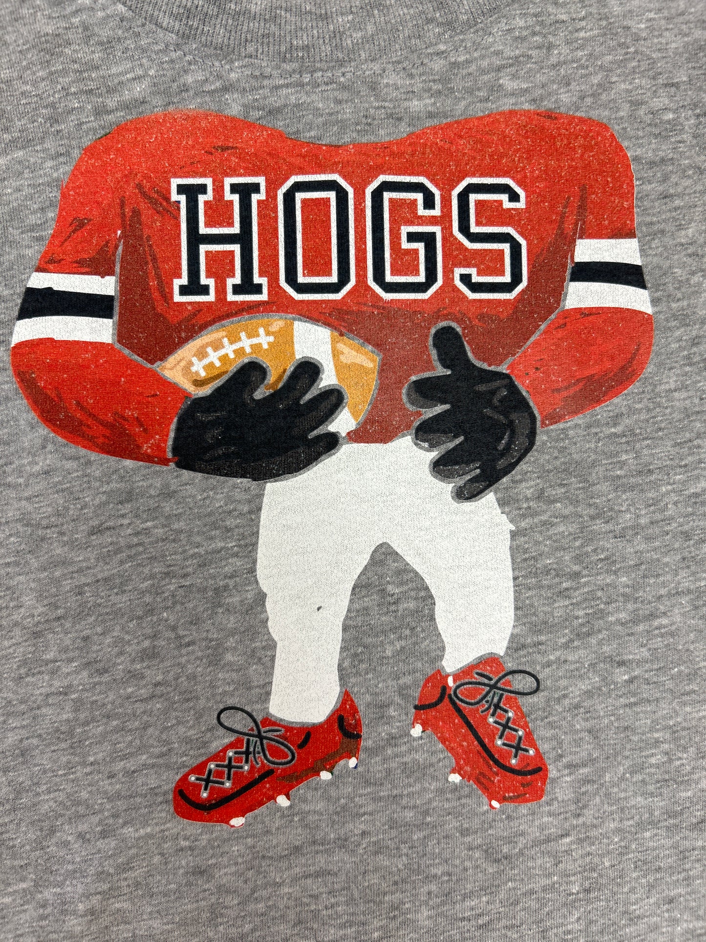 Hogs Football Player Shirt - Doodlebug's Children's Boutique