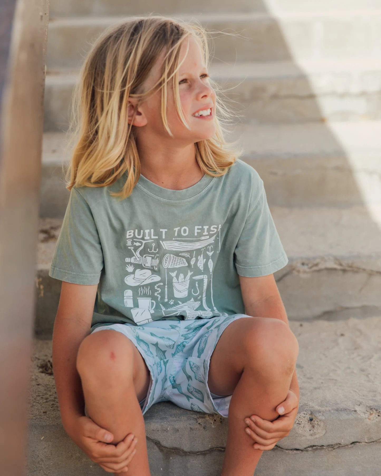 Fishing Adventure Vintage Tee - Doodlebug's Children's Boutique