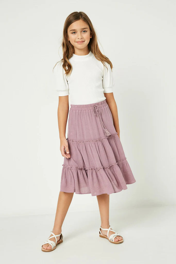 Off White Textured Top - Doodlebug's Children's Boutique