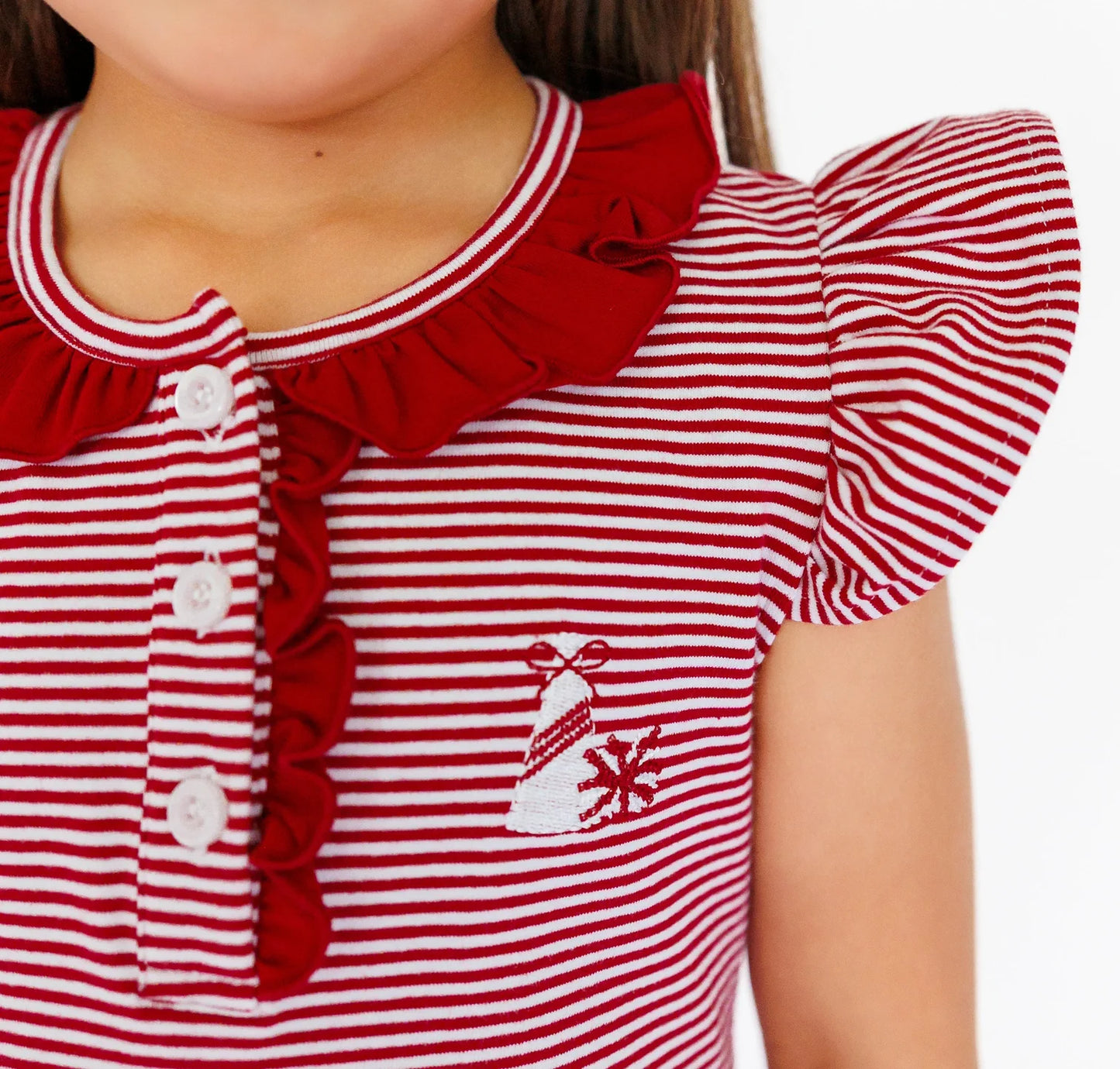 Crimson Game Day Dress - Doodlebug's Children's Boutique