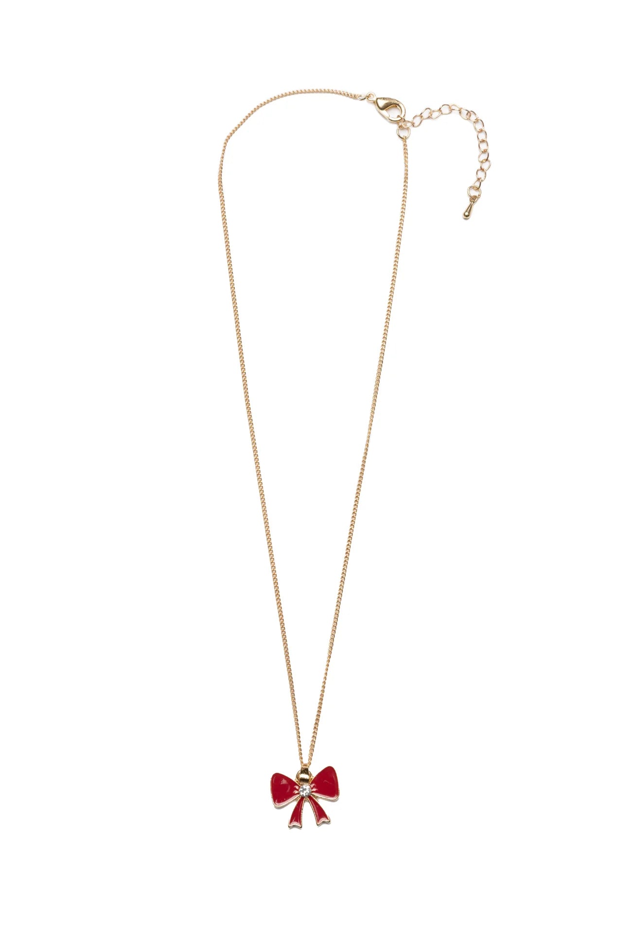 Holiday Bow Necklace - Doodlebug's Children's Boutique