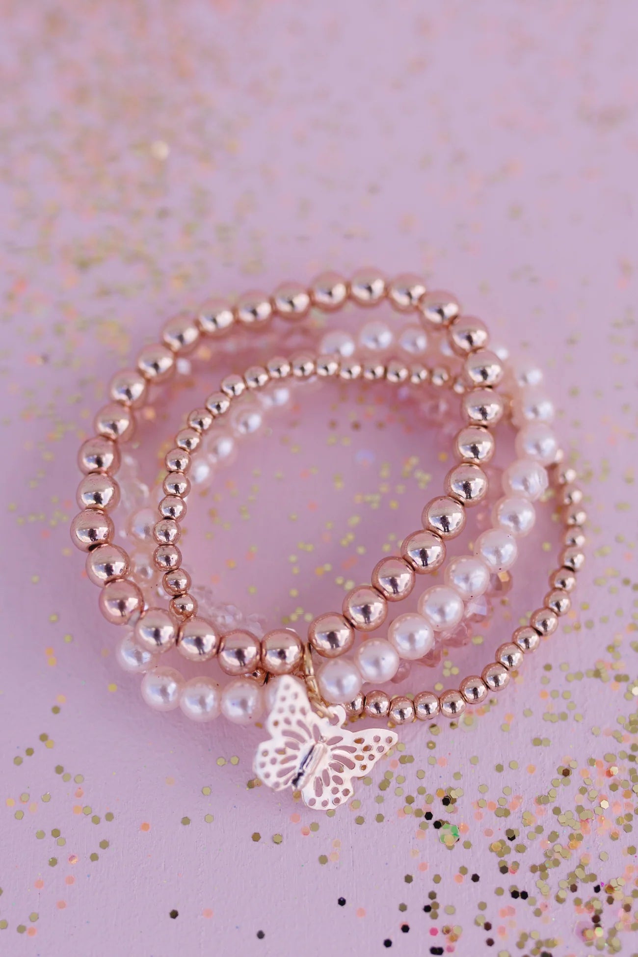 Blush Crush Bracelet Set - Doodlebug's Children's Boutique