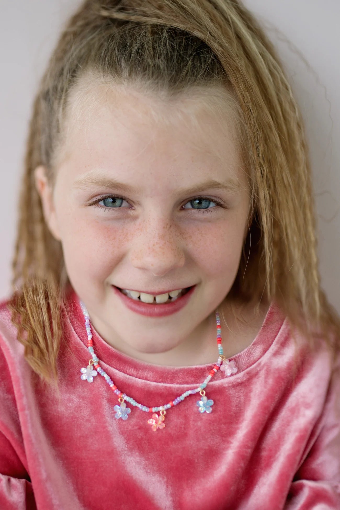 Boutique Shimmer Flower Necklace - Doodlebug's Children's Boutique