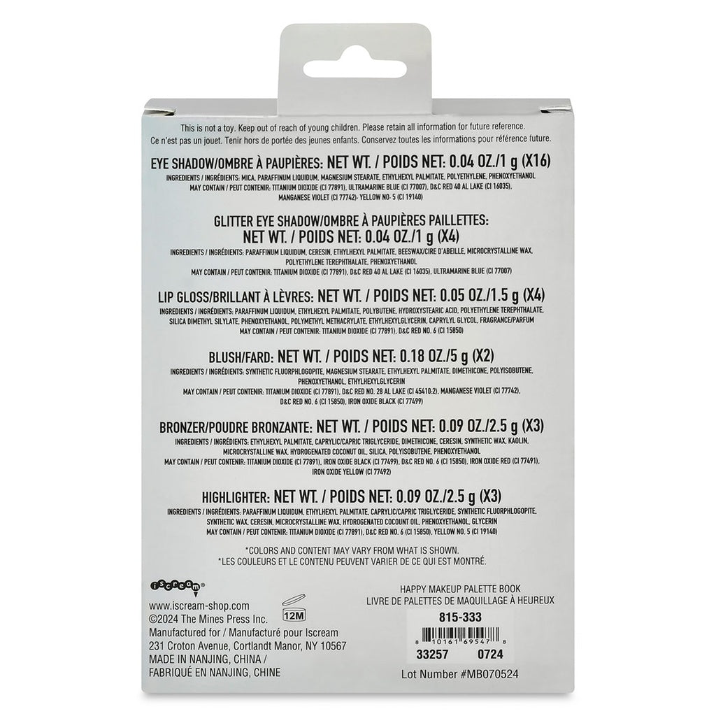 Happy Makeup Palette Book - Doodlebug's Children's Boutique