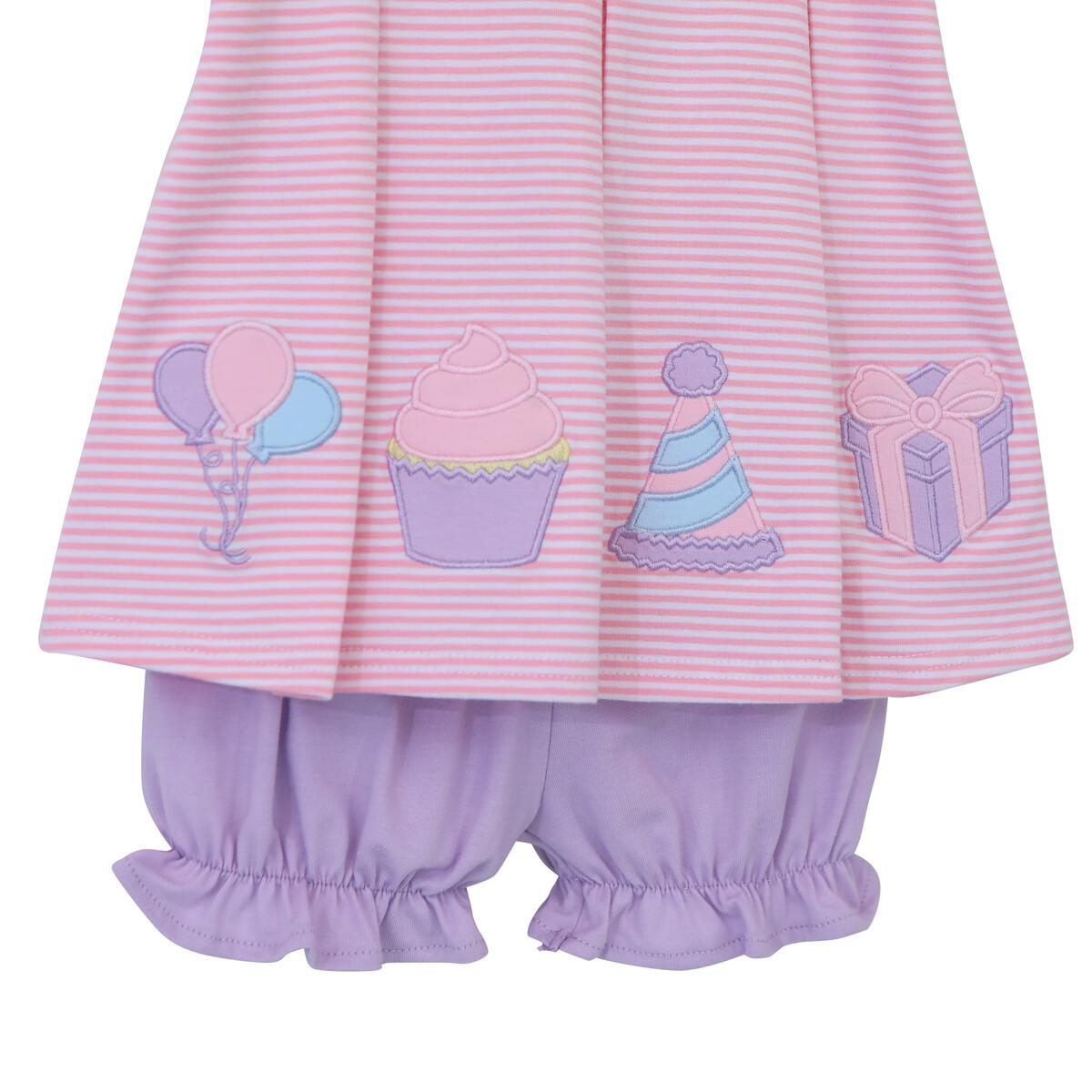 Birthday Party Bloomer Set - Doodlebug's Children's Boutique