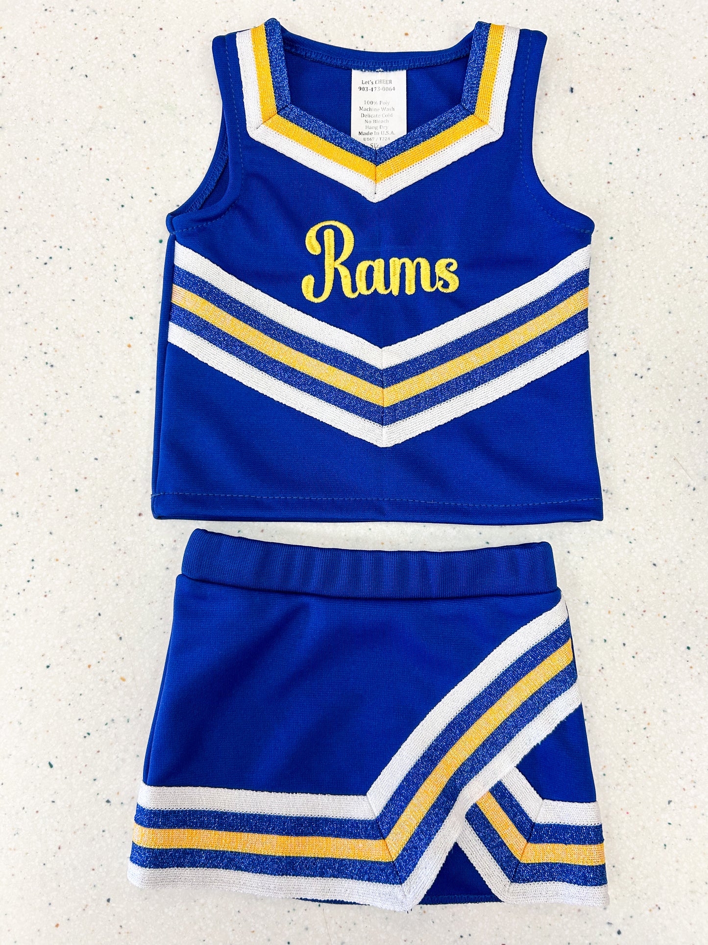 Lakeside Rams Little Cheer Set - Doodlebug's Children's Boutique