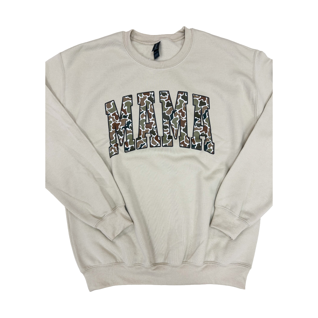 Camo Mama Sweatshirt - Doodlebug's Children's Boutique
