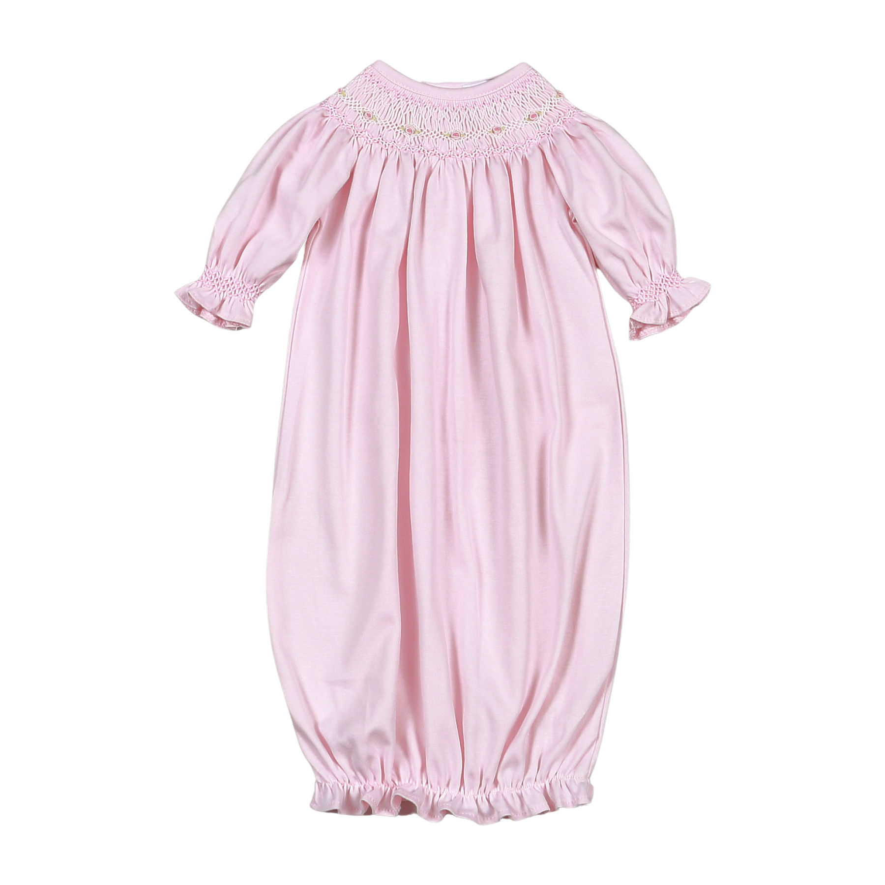 Sally Hand Smocked Bishop Pima Gown – Doodlebug's & Grow Children's Boutique