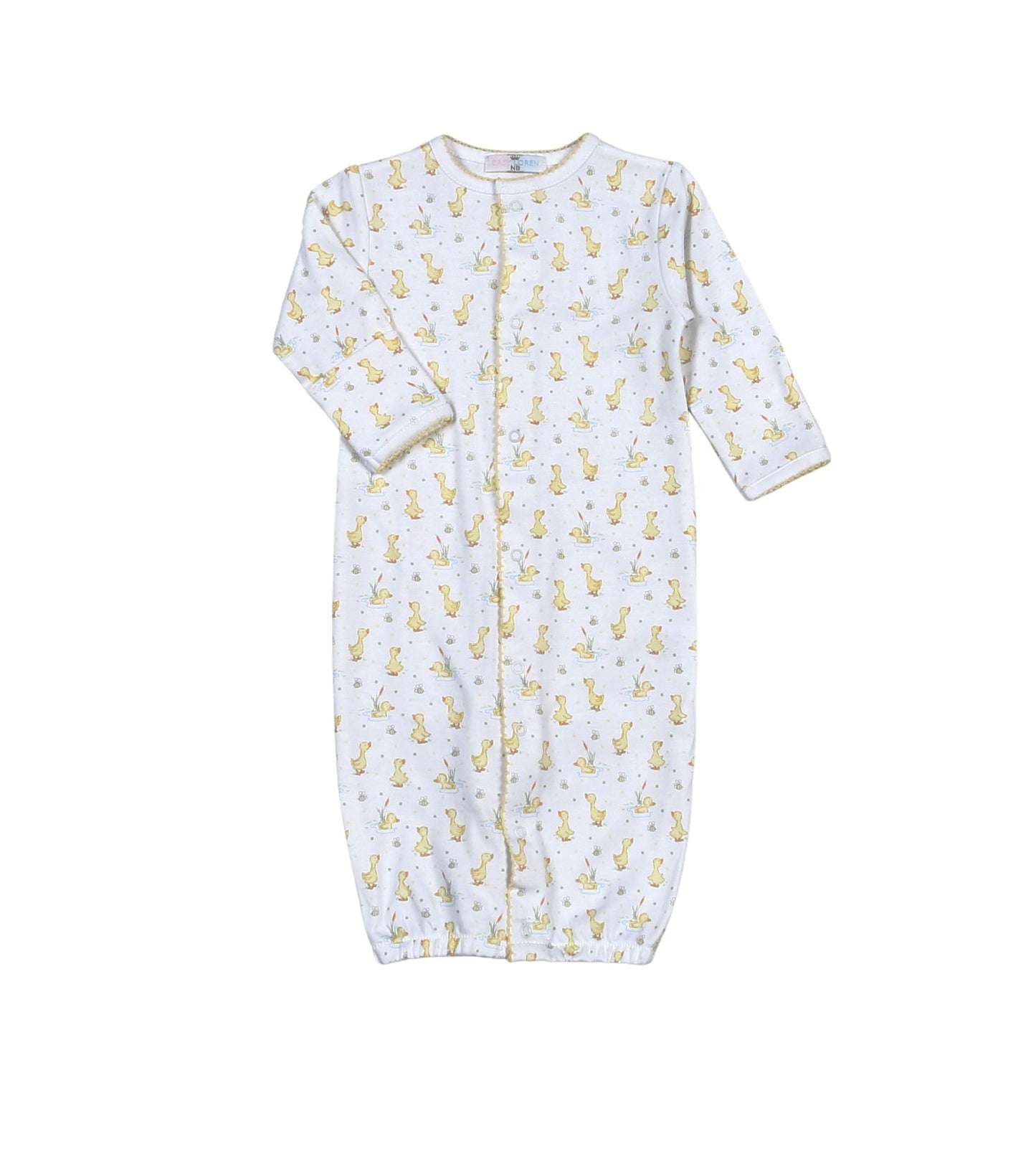 Baby Ducks Pima Converter Gown - Doodlebug's Children's Boutique