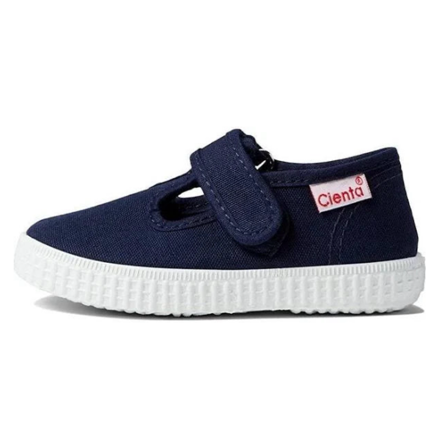 Navy Velcro T-Strap Shoe - Doodlebug's Children's Boutique