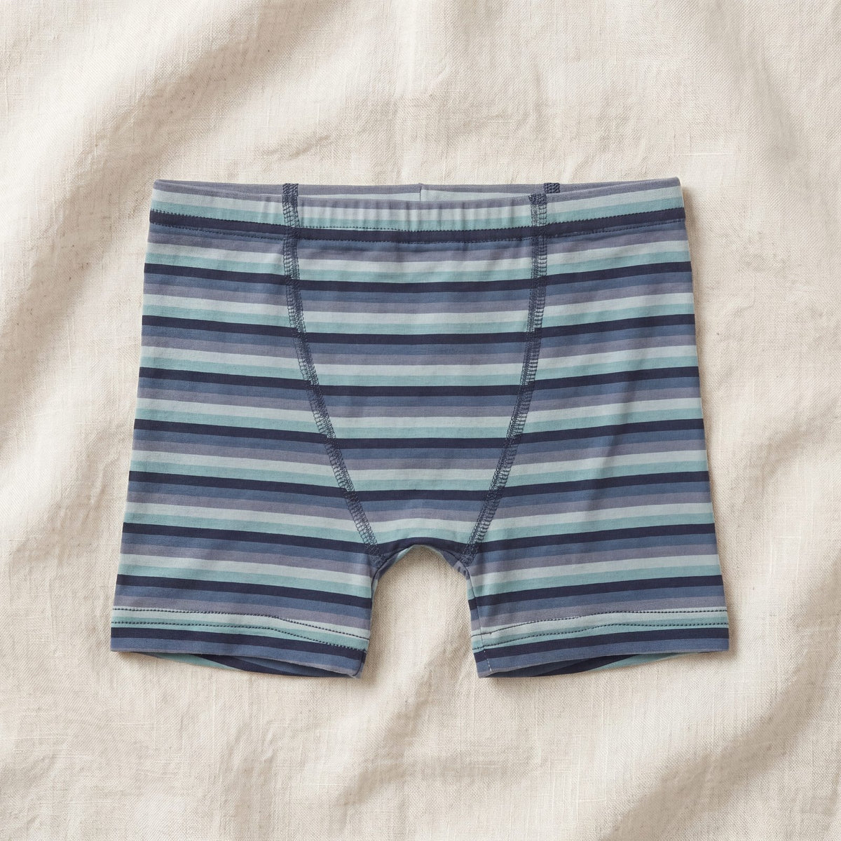 Print Boy's Boxer Brief in Moonlight Bay Stripe - Doodlebug's Children's Boutique