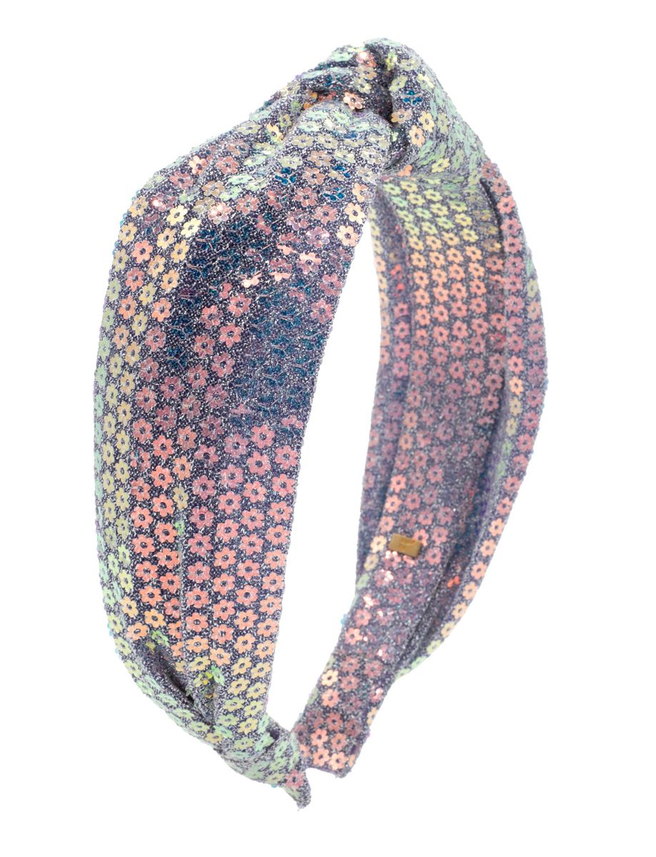 Flower Sequins Knotted Headband - Doodlebug's Children's Boutique