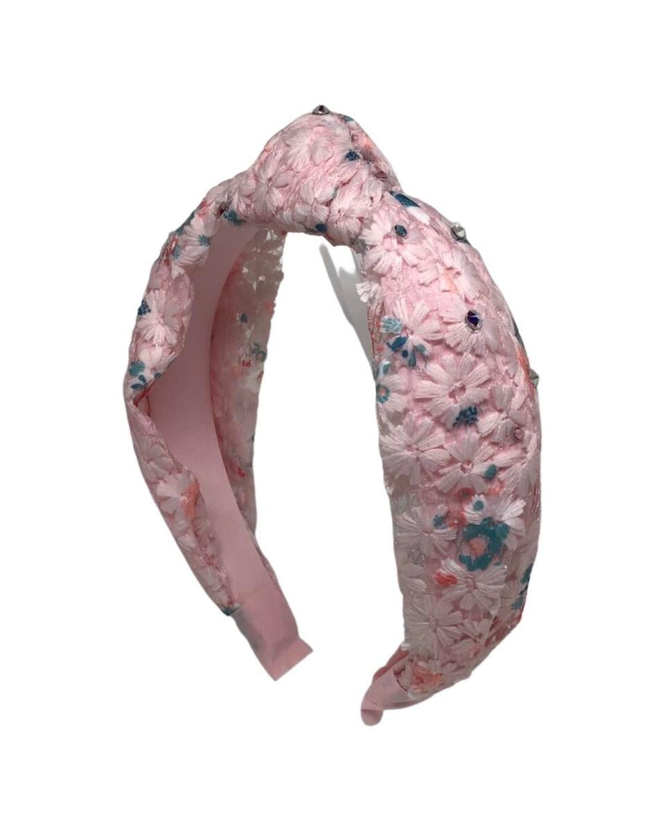 Spring Flower Knotted Headband - Doodlebug's Children's Boutique