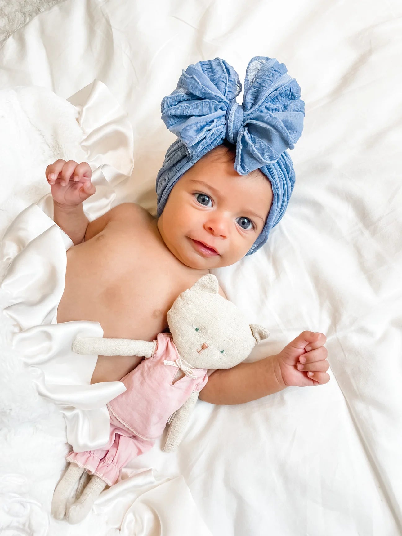 Denim Blue Headband - Doodlebug's Children's Boutique