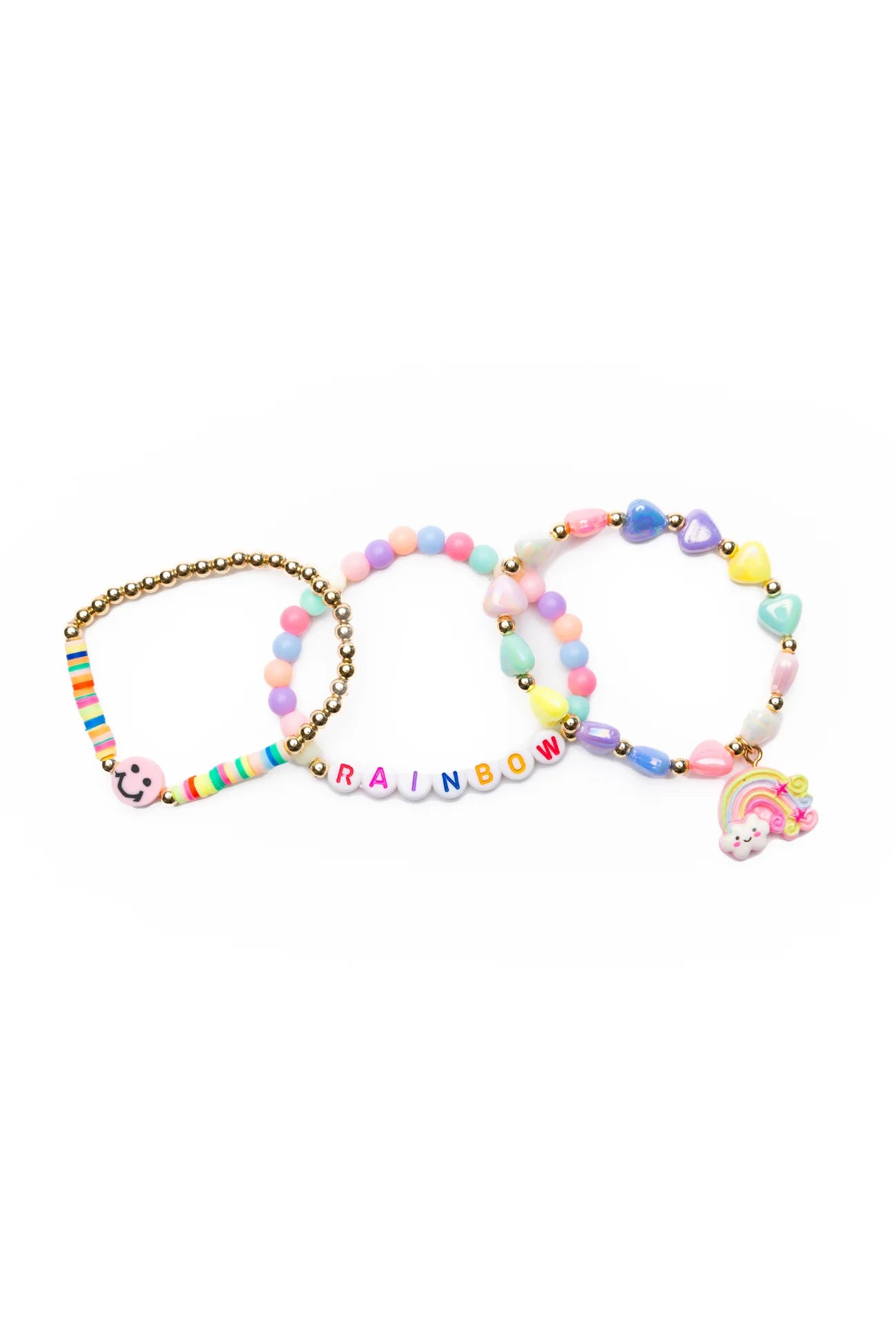 Rainbow Smiles Bracelet Set - Doodlebug's Children's Boutique