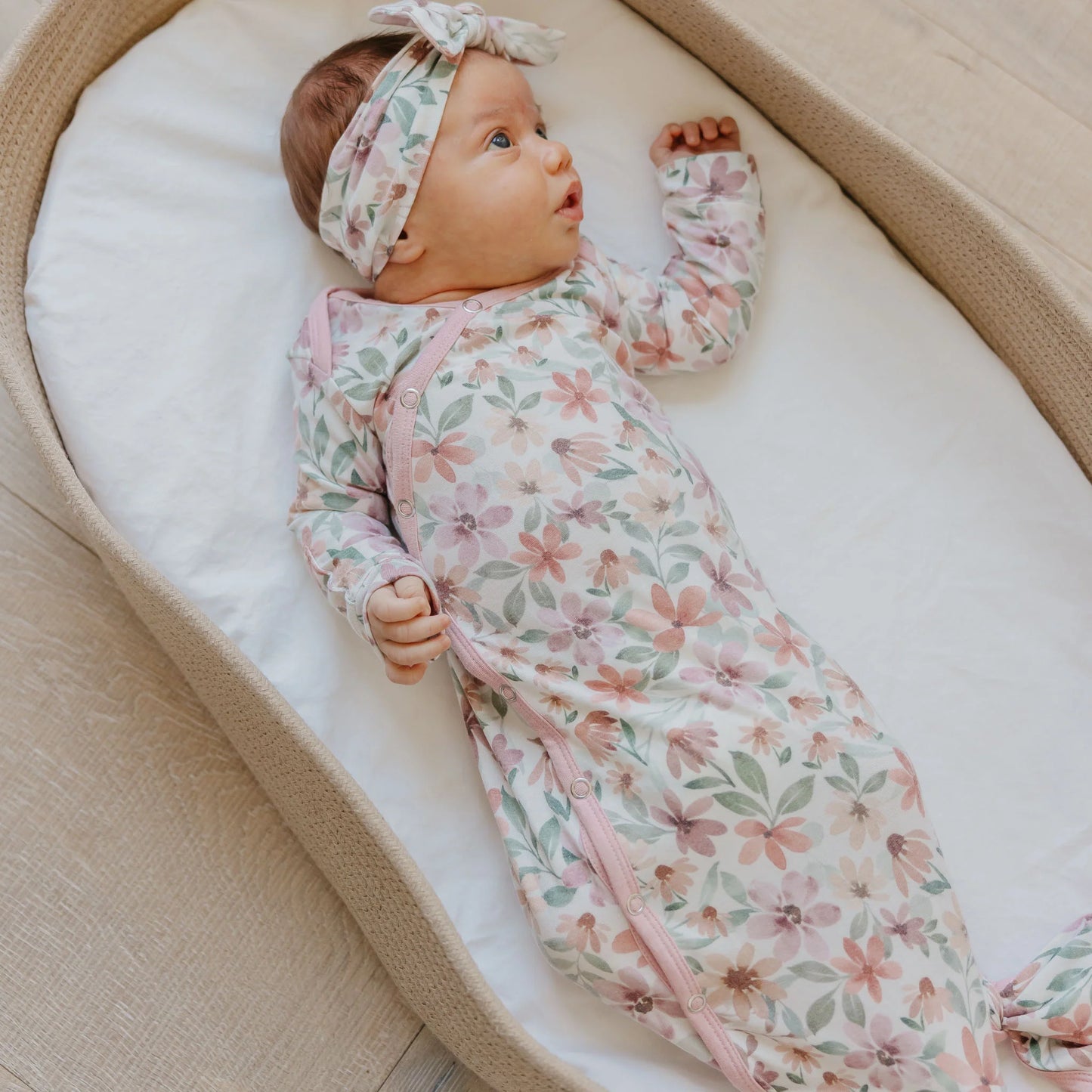 Natalie Knotted Gown - Doodlebug's Children's Boutique