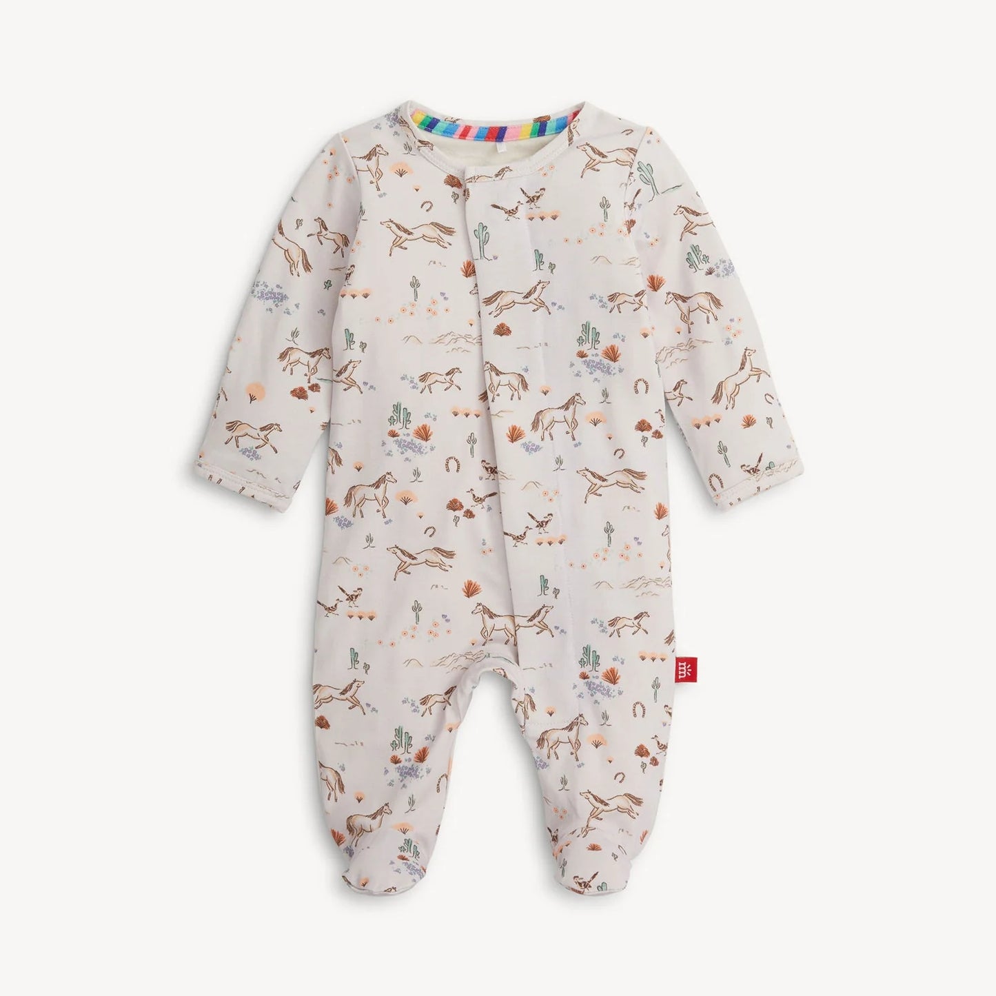 Born to Run Modal Magnetic RightFit Footie - Doodlebug's Children's Boutique