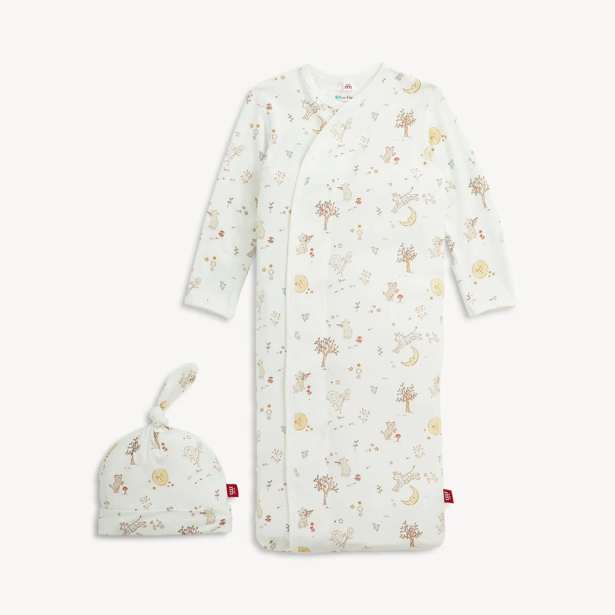 Bedtime Rhymes Modal Magnetic Gown + Hat Set