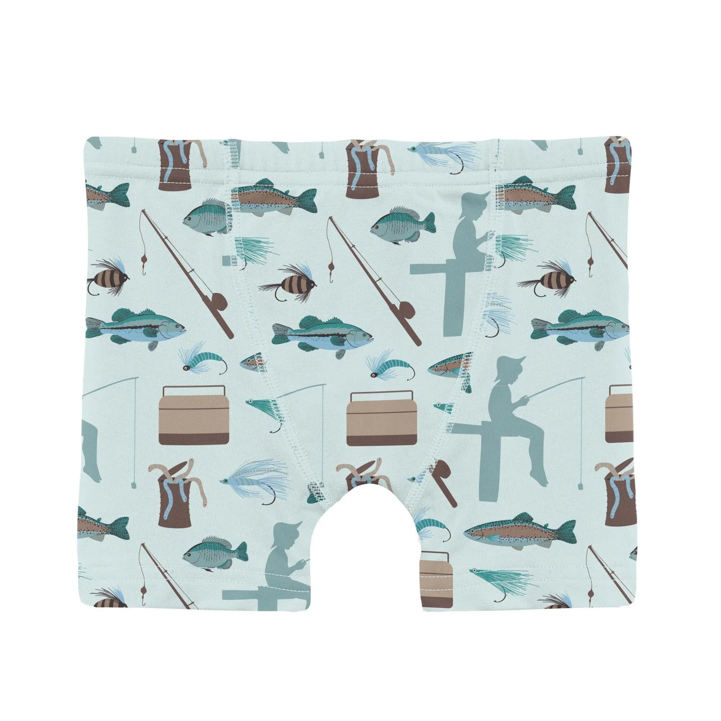 Print Boy's Boxer Brief in Fresh Air Fishing - Doodlebug's Children's Boutique