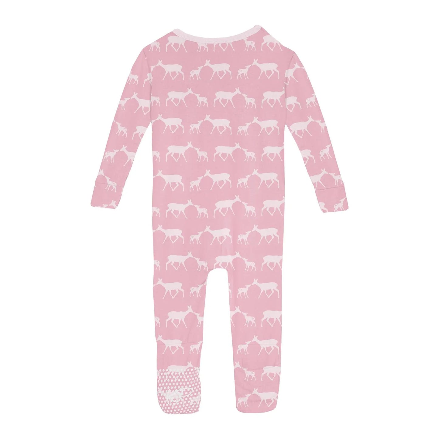 Print Convertible Sleeper with Zipper in Cake Pop Doe & Fawn - Doodlebug's Children's Boutique