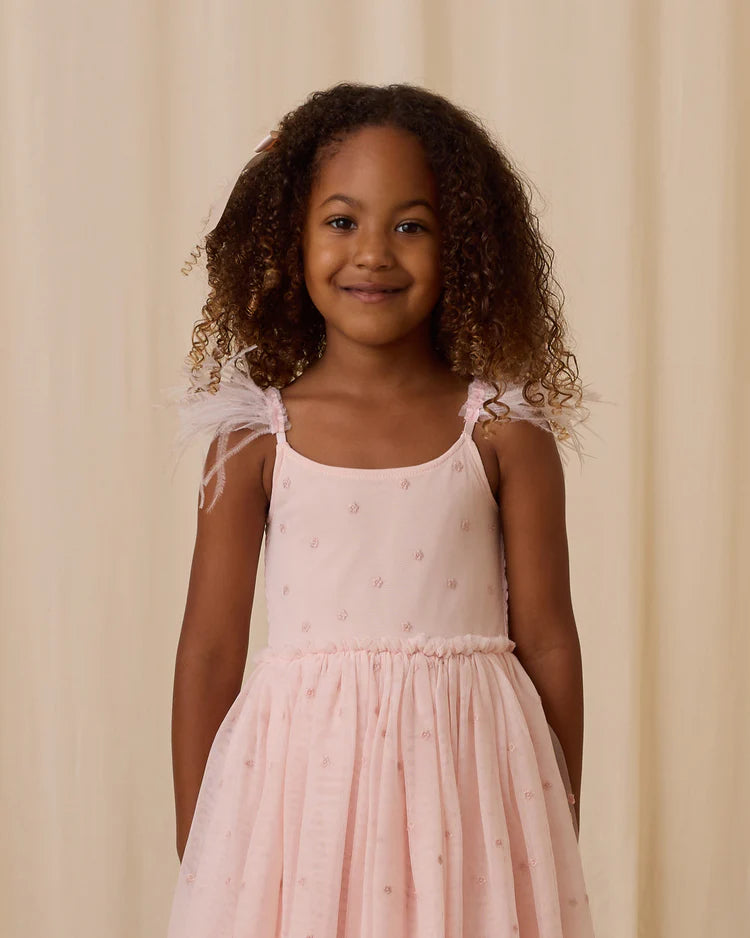 Poppy Dress in Blush - Doodlebug's Children's Boutique