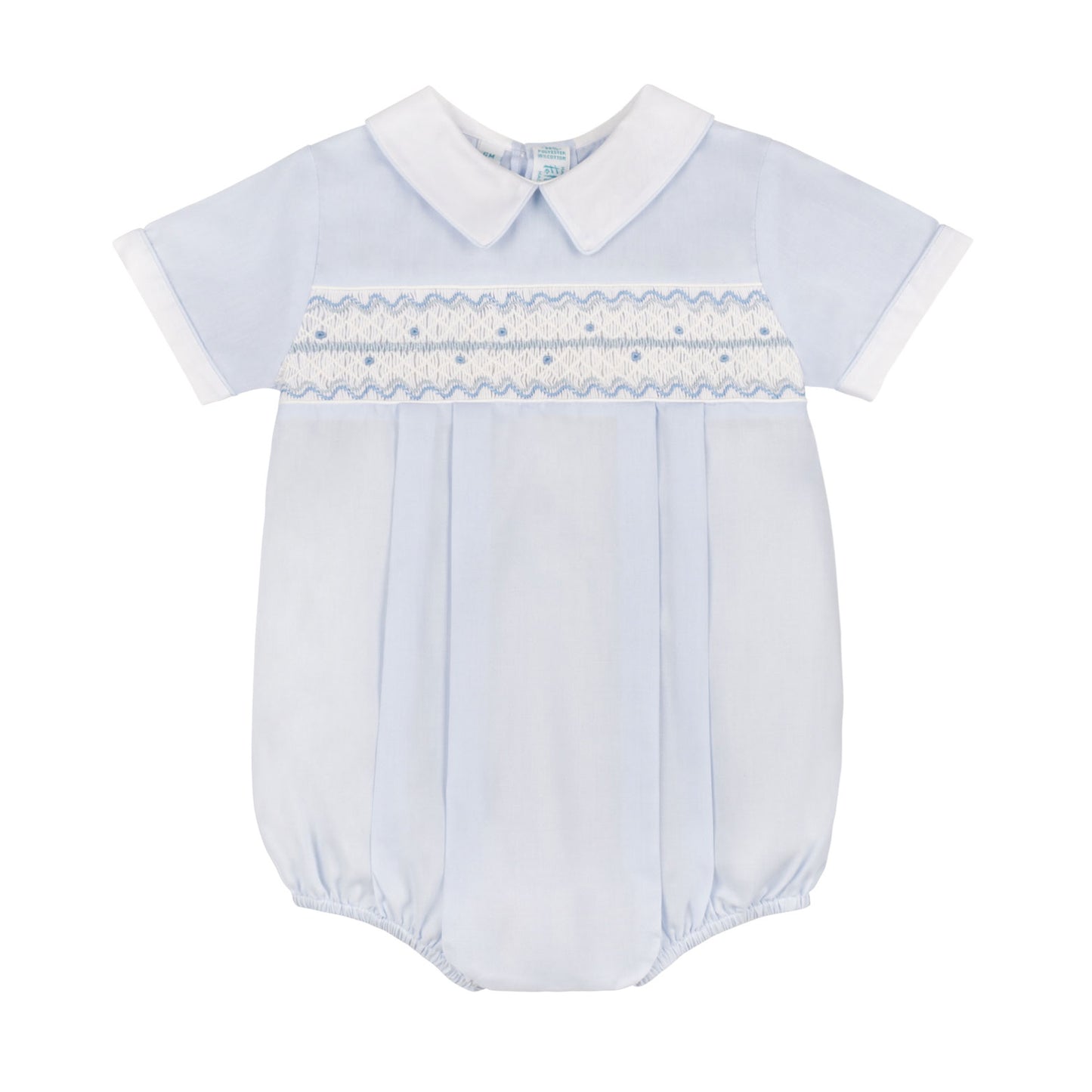 Wave Smocked Romper - Doodlebug's Children's Boutique