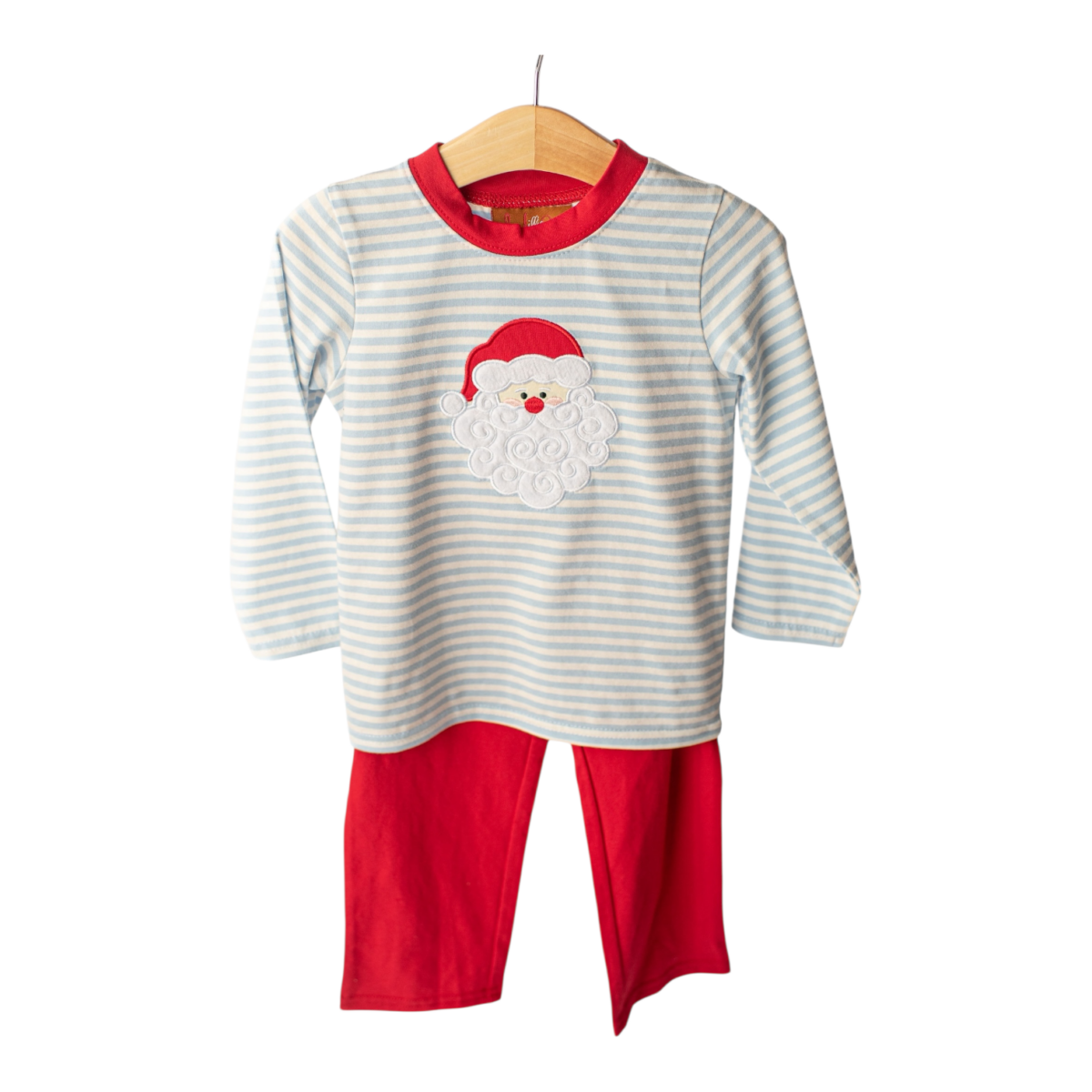 Ho Ho Ho Applique Pant Set - Doodlebug's Children's Boutique