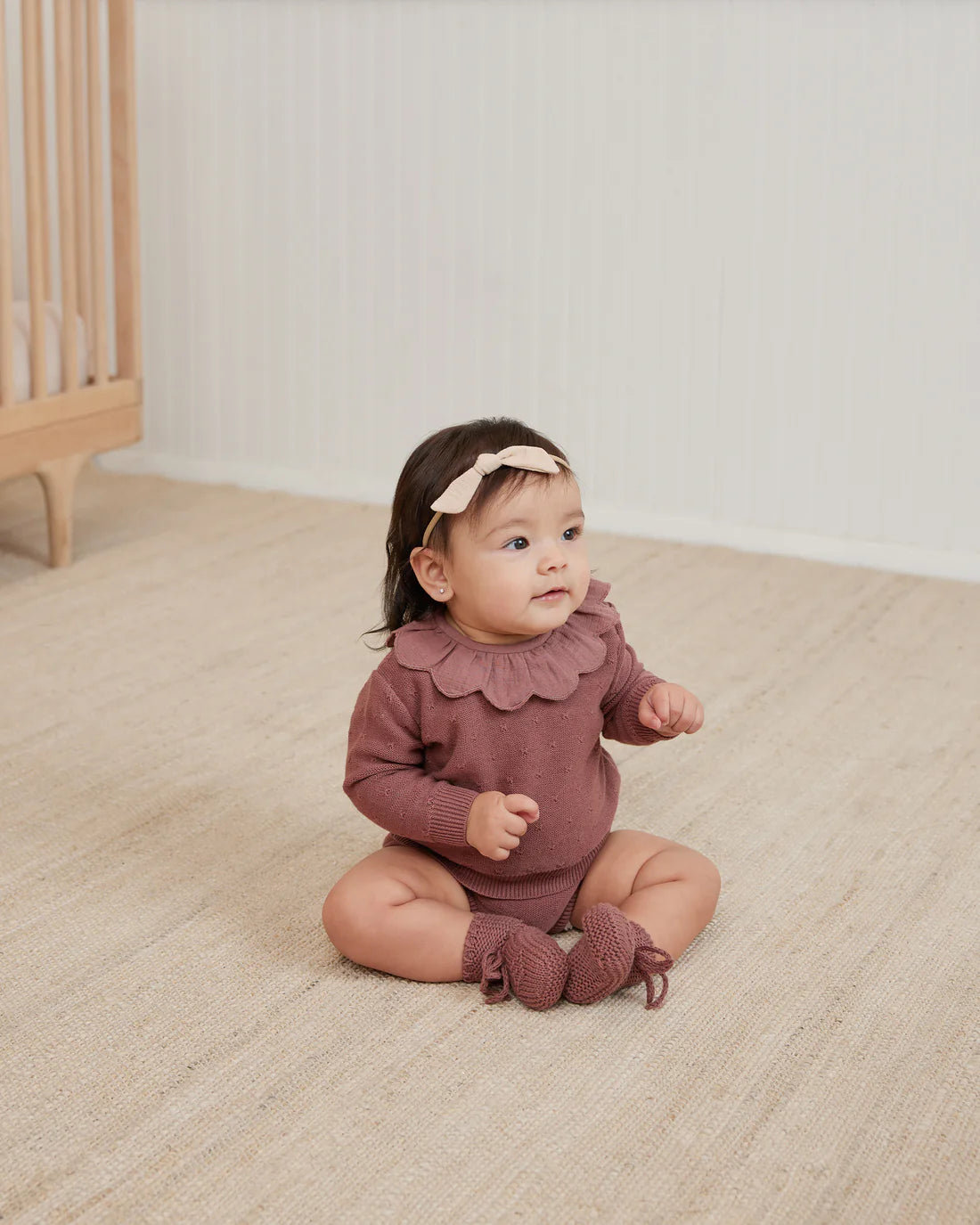 Knit Bloomer in Fig - Doodlebug's Children's Boutique