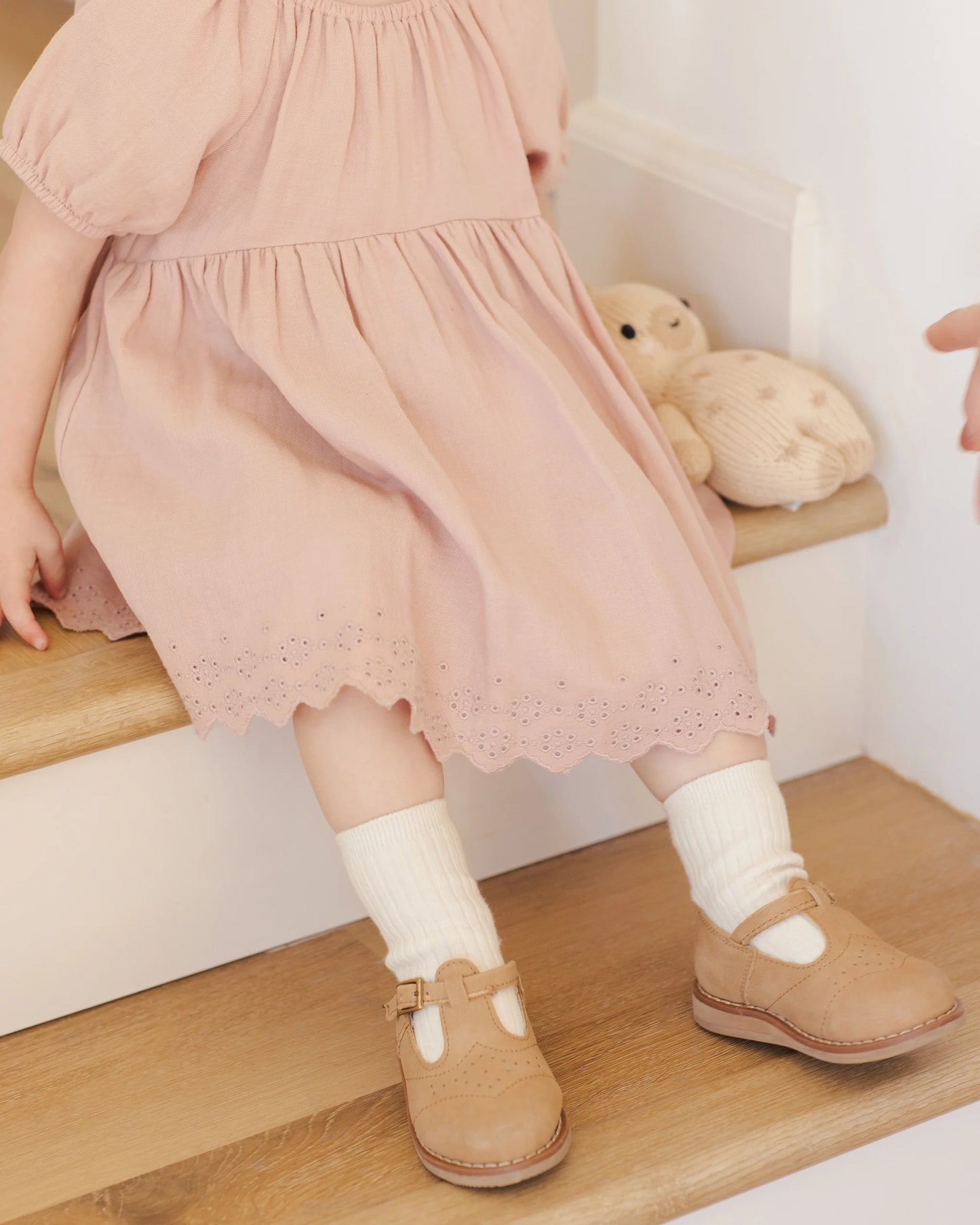 Bella Dress in Rose - Doodlebug's Children's Boutique