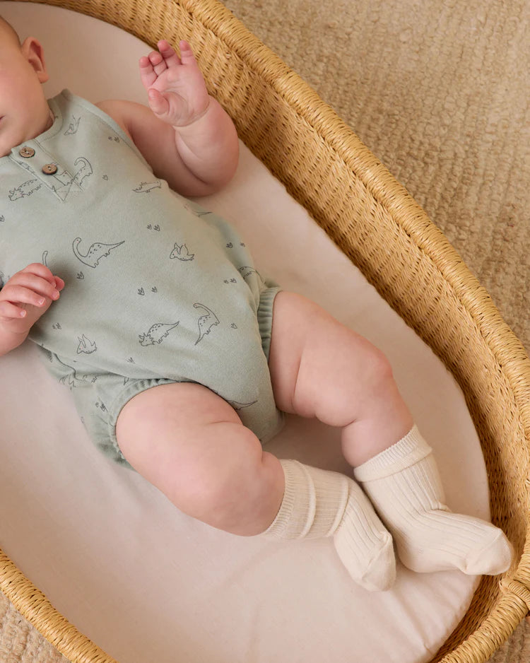 Sleeveless Bubble Romper in Dino - Doodlebug's Children's Boutique