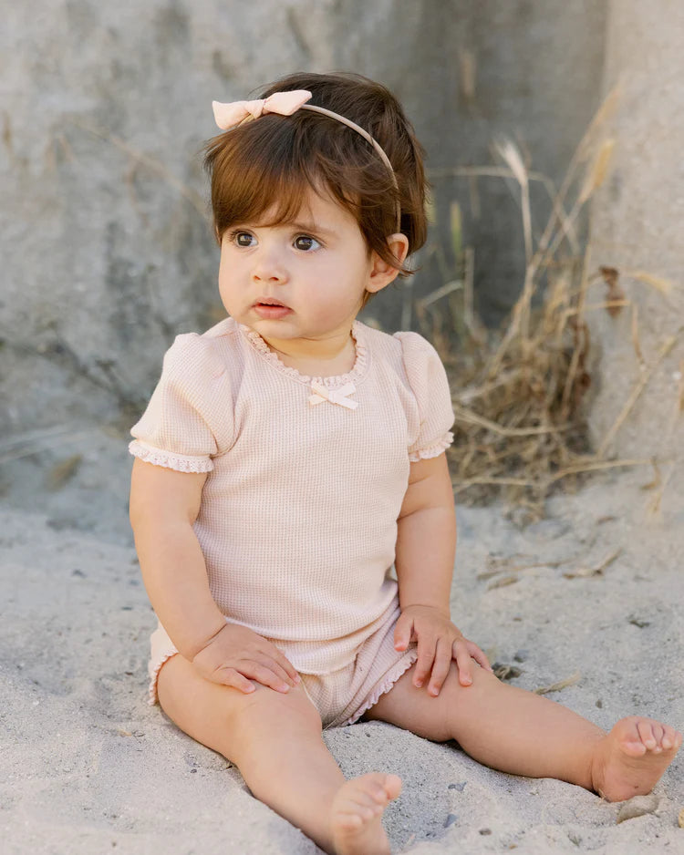 Little Knot Headband in Melon - Doodlebug's Children's Boutique