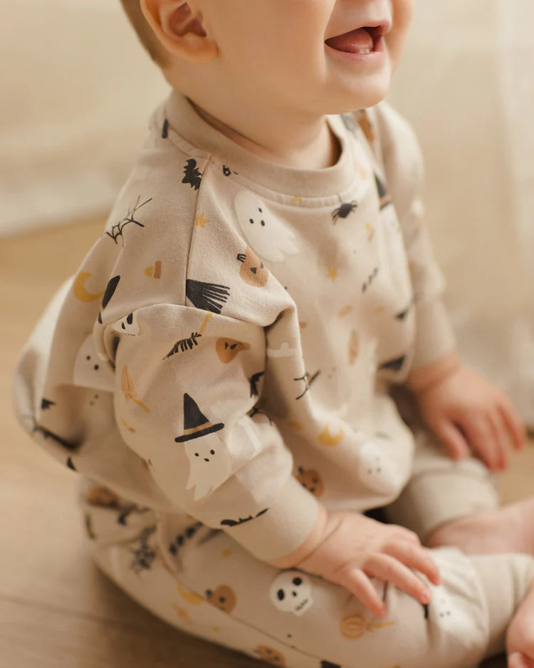 Relaxed Fleece Sweatshirt in Halloween - Doodlebug's Children's Boutique
