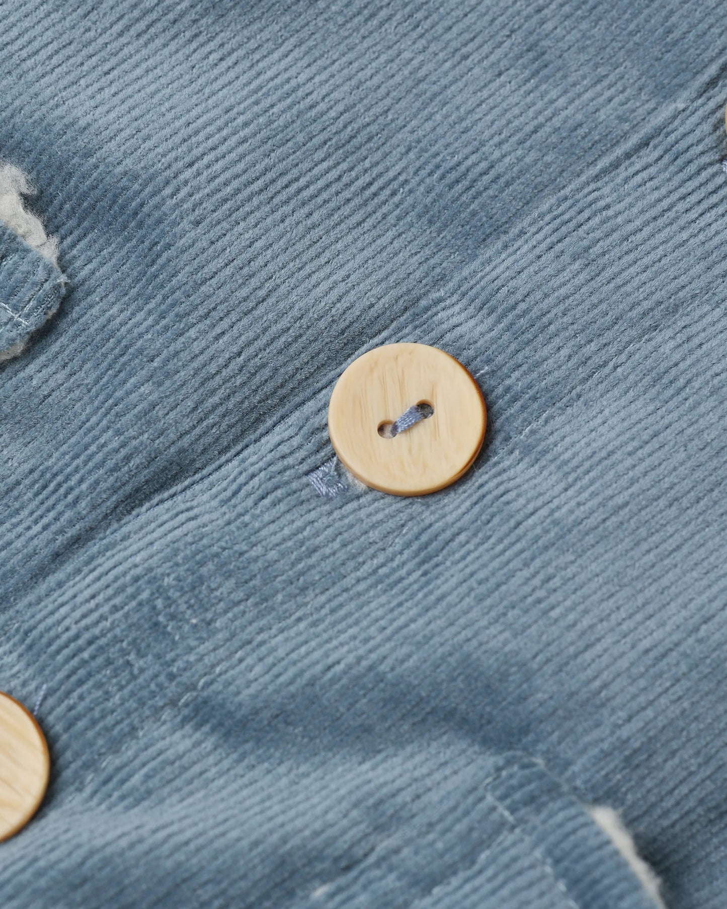 Corduroy Hooded Jacket in Ocean - Doodlebug's Children's Boutique