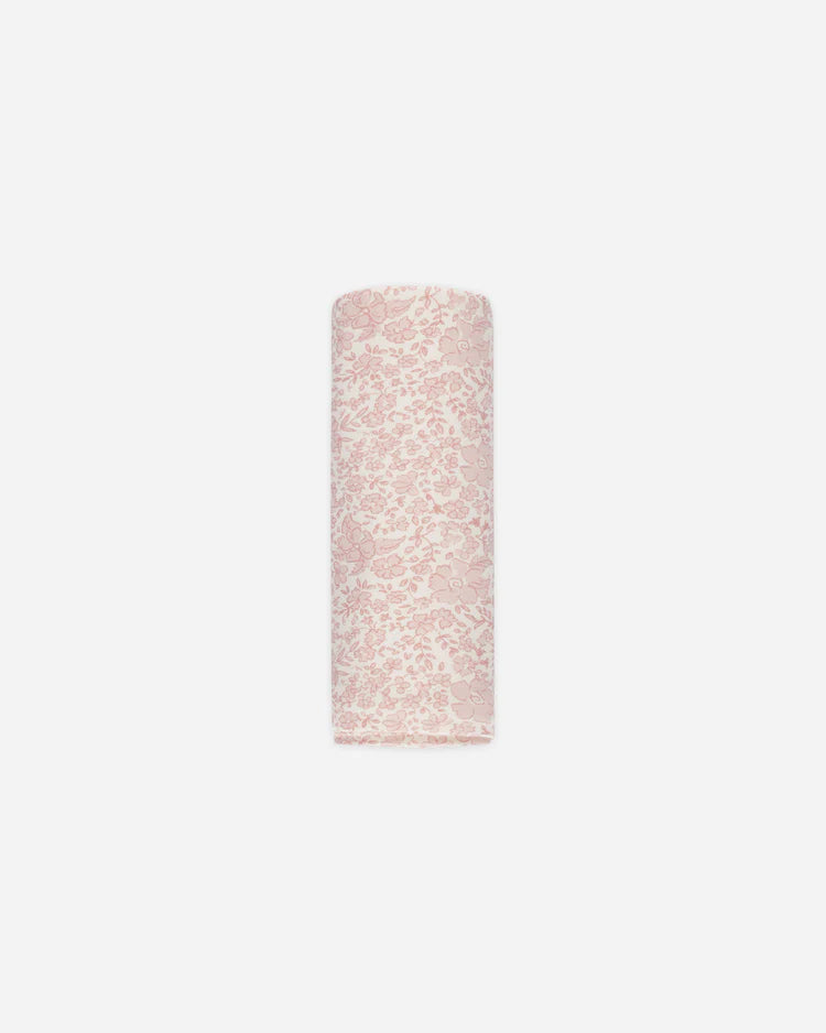 Organic Bamboo Swaddle in Pink Blossom - Doodlebug's Children's Boutique
