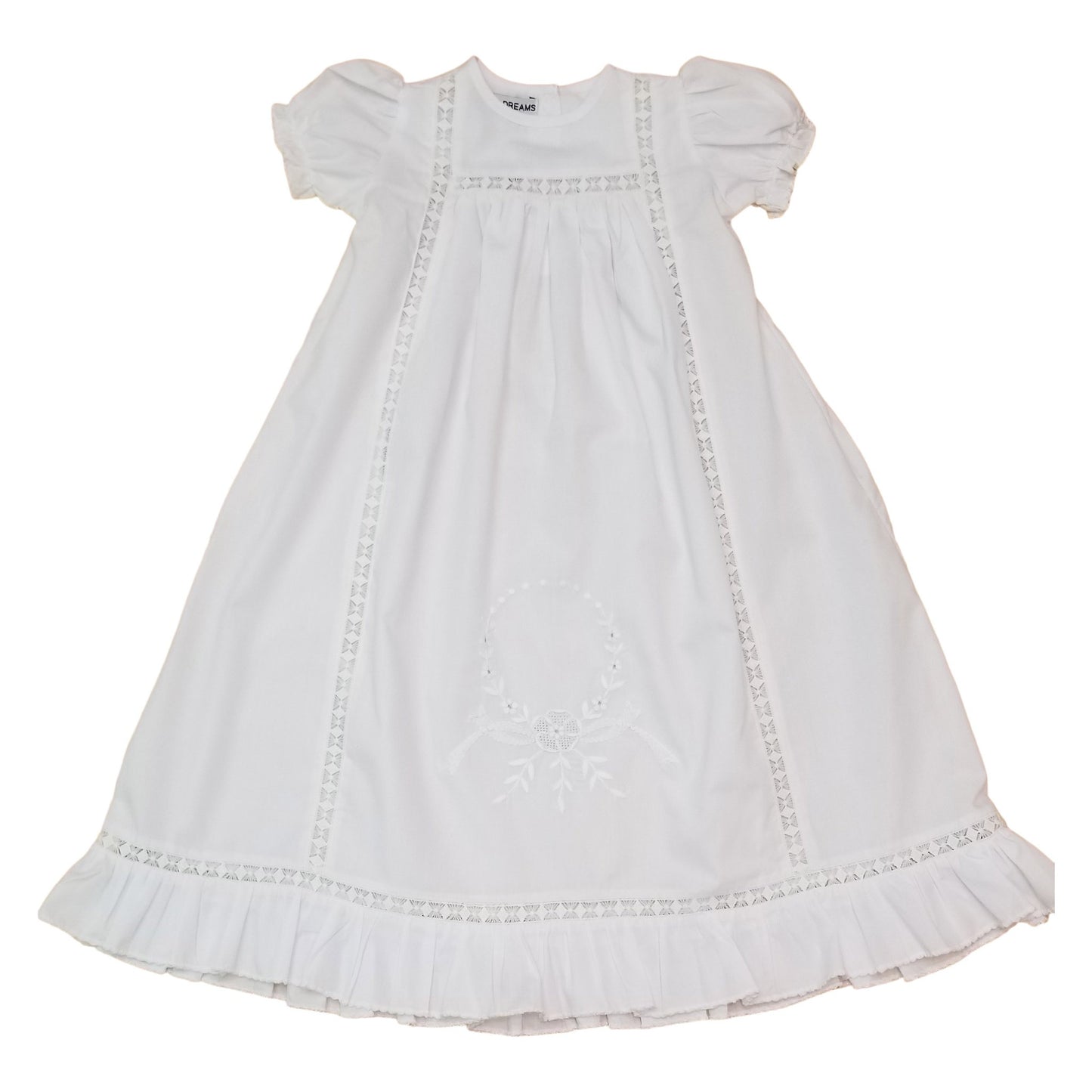 Veniecia Embroidered Wreath and Flower Day Gown - Doodlebug's Children's Boutique