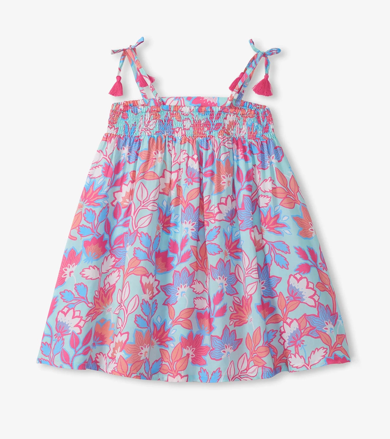 Floral Smocked Sundress - Doodlebug's Children's Boutique