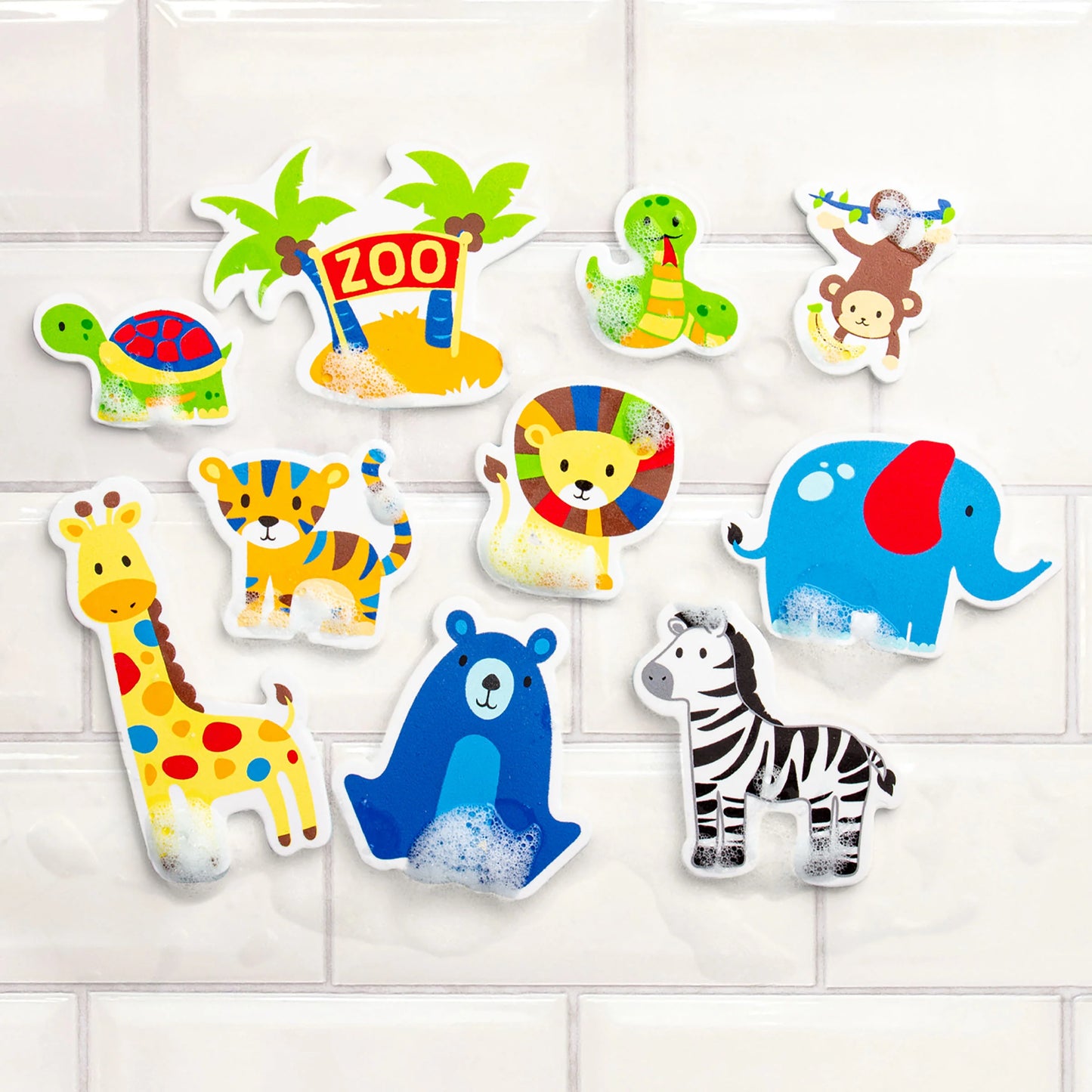 Zoo Foam Bath Toys - Doodlebug's Children's Boutique