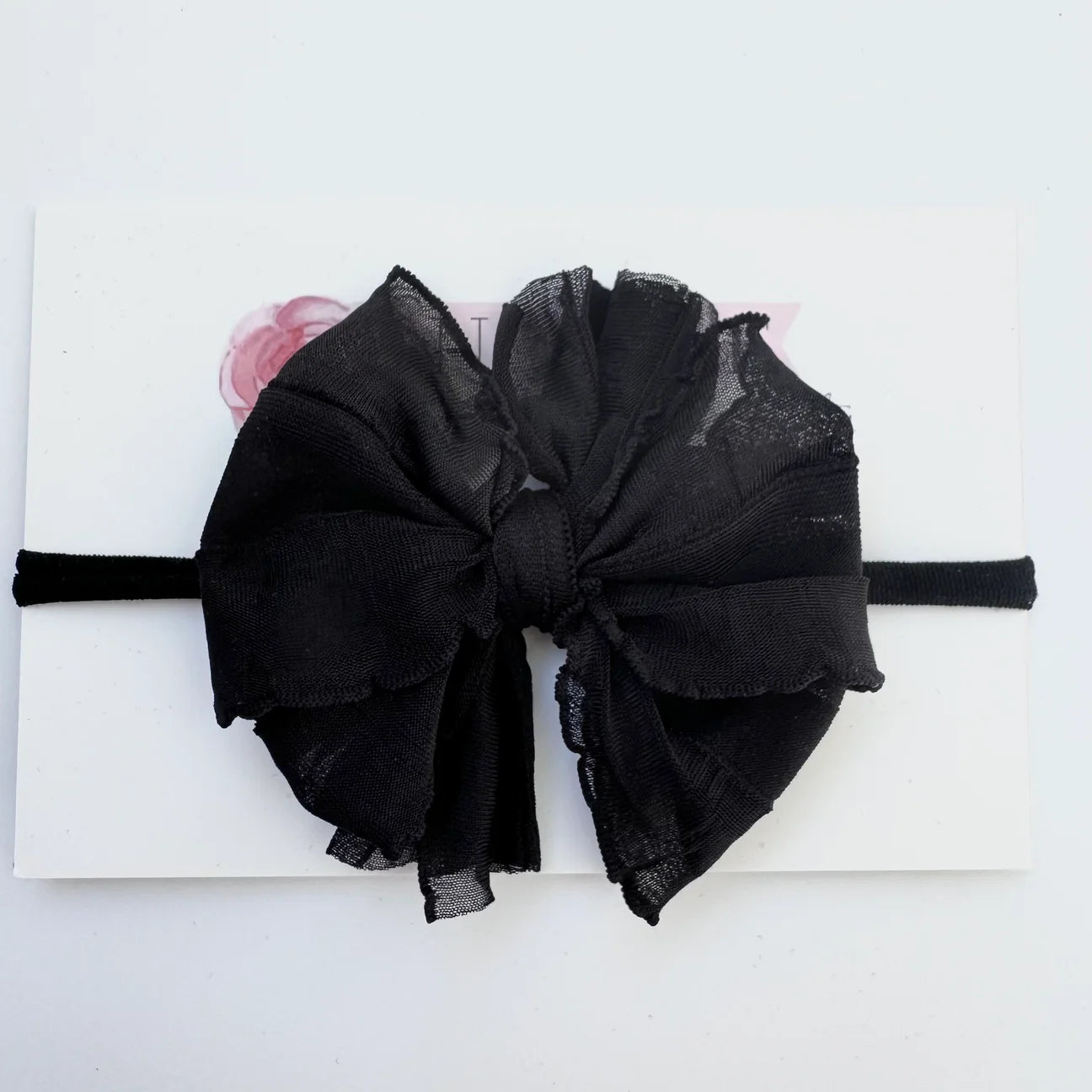 Black Mini Headband - Doodlebug's Children's Boutique