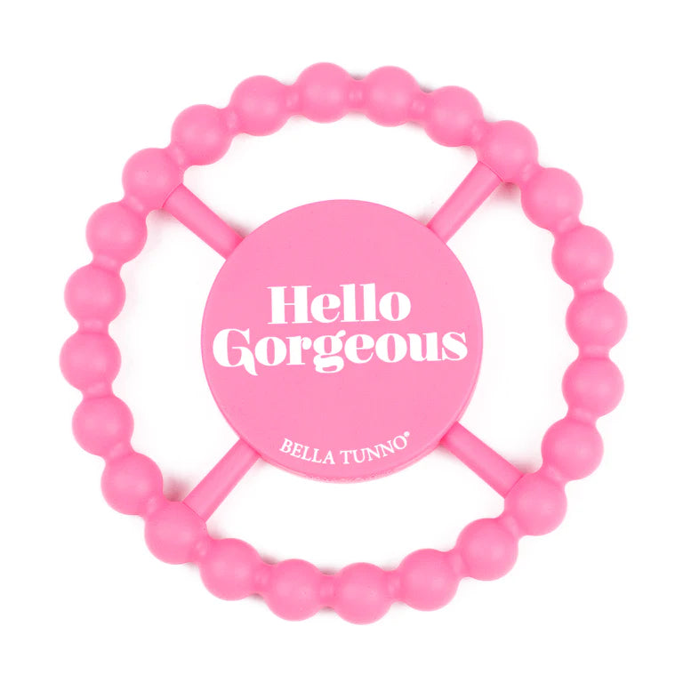 Hello Gorgeous Happy Teether - Doodlebug's Children's Boutique