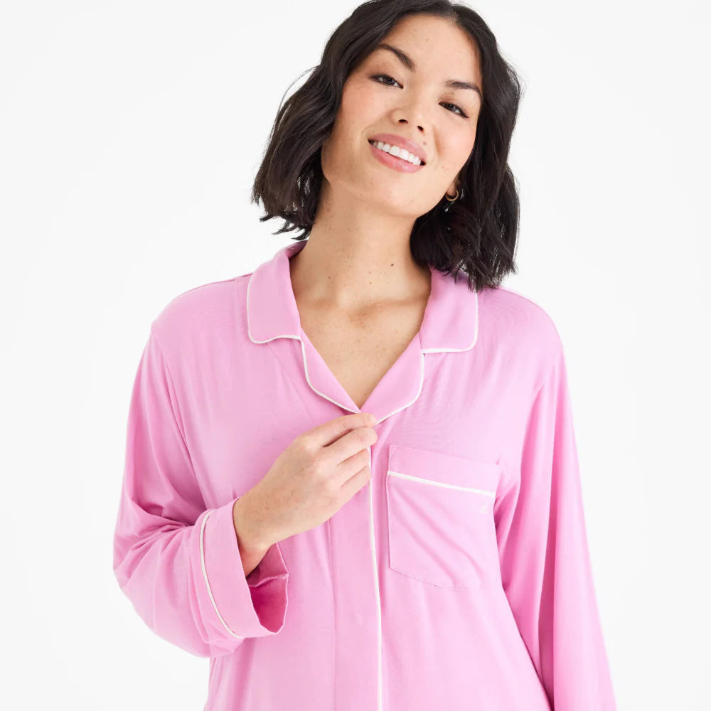 Modal Magnetic Classic with a Twist Nightgown in Mauve - Doodlebug's Children's Boutique