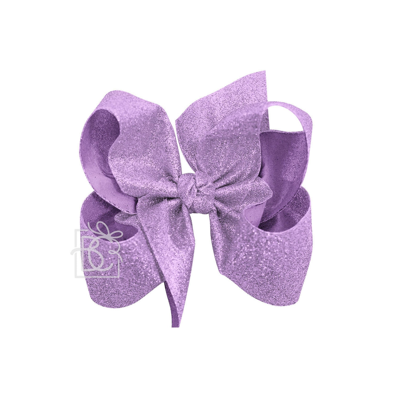 Jumbo Glitter Bow in Orchid - Doodlebug's Children's Boutique